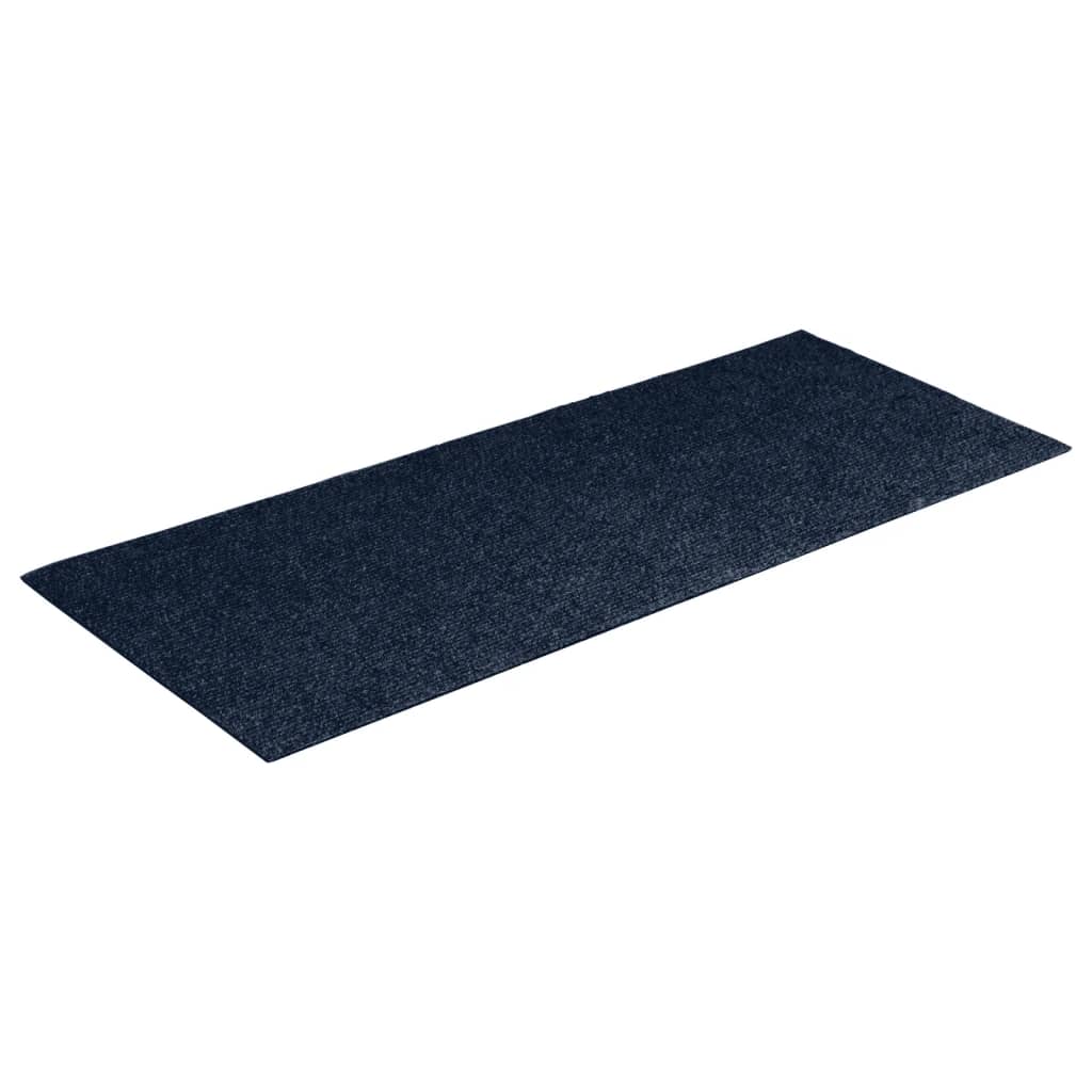 VIDAXL 15 ST Pedalmatten Selbstadhäsiv rechteckig 60x25 cm Blau