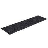 Vidaxl 15 st pédales tapis auto-adhésifs rectangulaires 76x20 cm gris