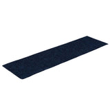 Vidaxl Treppenmatten Selbstadhäsiv 15 Teile 76x20 cm rechteckige Marineblau