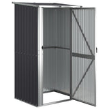 Vidaxl Garden Shed 118.5x97x209.5 cm verzinkter Stahl -Anthrazit