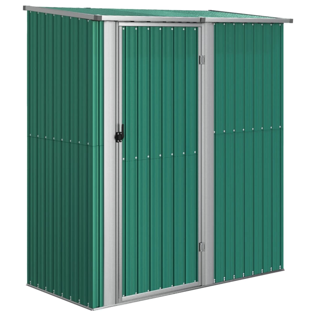 Vidaxl Garden Shed 180,5x97x209,5 cm galvanizovaná ocelová zelená