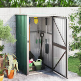 VIDAXL GARDEN SHED 88x89x161 cm in acciaio zincato