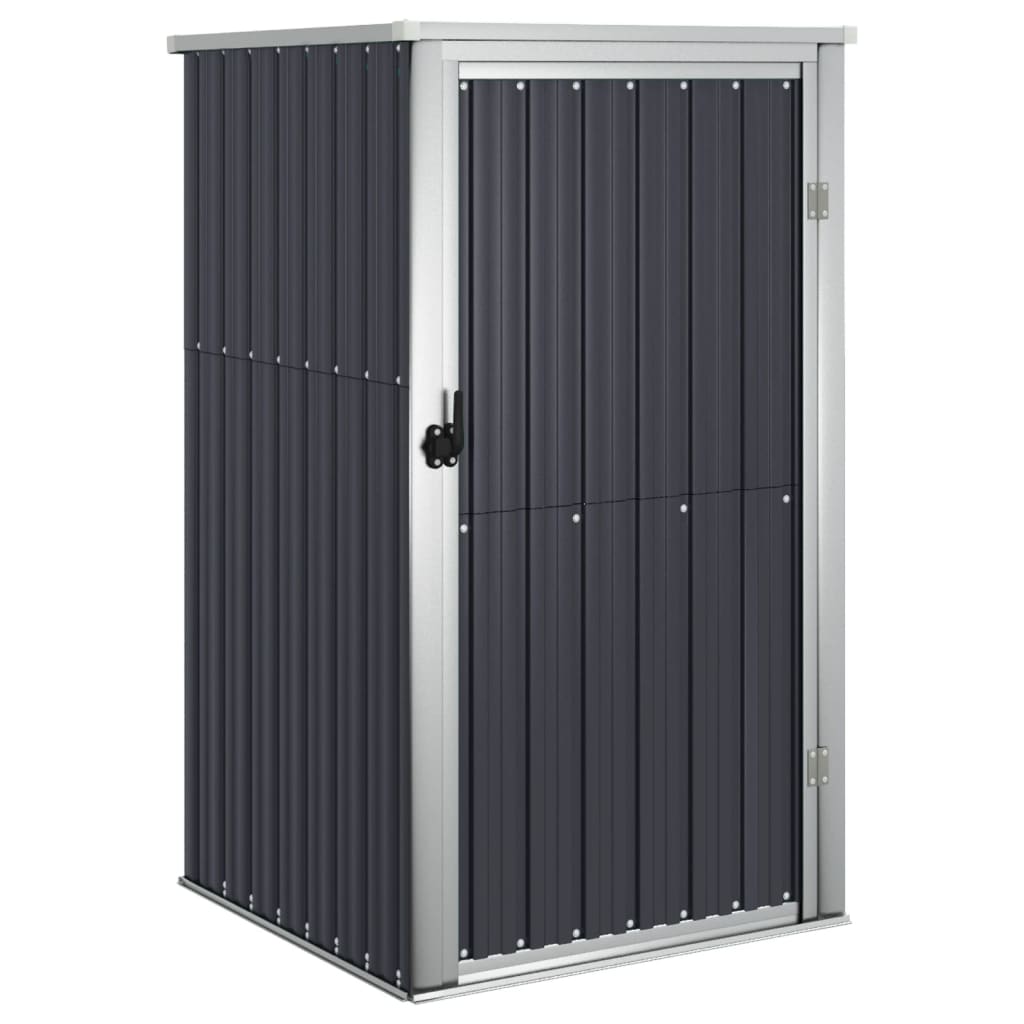 Vidaxl Garden Shed 88x89x161 cm Antracite in acciaio zincato