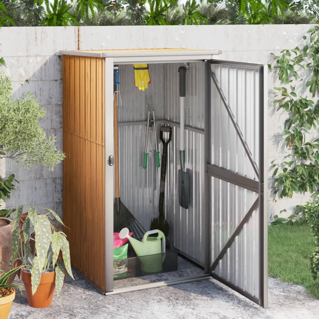 Vidaxl Garden HED 88x89x161 cm in acciaio zincato