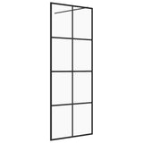 Vidaxl Walk-In duschvägg 80x195 cm ESG-GLAS transparent och svart