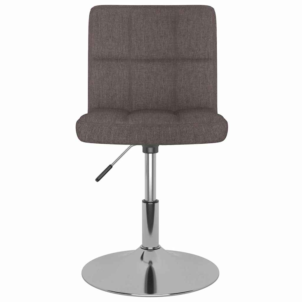 Vidaxl barkruk draaibaar stof taupe