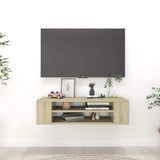 Vidaxl tv-hangmeubel 100x30x26,5 cm bewerkt hout sonoma eikenkleurig
