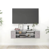 Vidaxl tv-hangmeubel 100x30x26,5 cm bewerkt hout betongrijs