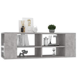 Vidaxl tv-wandmeubel 102x35x35 cm bewerkt hout betongrijs