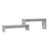 Vidaxl tv-meubel 180x30x43 cm bewerkt hout betongrijs