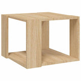 Vidaxl salontafel 40x40x30 cm bewerkt hout sonoma eikenkleurig