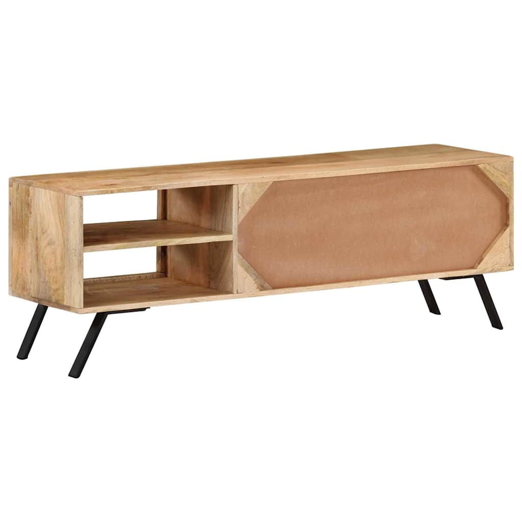 Vidaxl tv-meubel 110x30x40 cm massief mangohout