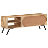 Vidaxl tv-meubel 110x30x40 cm massief mangohout