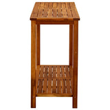 Vidaxl tuinwandtafel 110x40x75 cm massief acaciahout