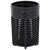 Vidaxl -Saugschlauch mit PVC -Kopplungen 1.1 '' 4 m PVC Schwarz