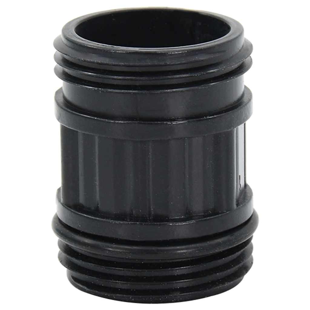 Vidaxl -Saugschlauch mit PVC -Kopplungen 1.1 '' 4 m PVC Schwarz