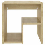 Vidaxl nachtkastje 40x30x40 cm bewerkt hout sonoma eikenkleurig