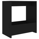 Vidaxl bijzettafel 50x26x50 cm bewerkt hout zwart