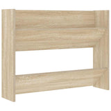 VIDAXL -Wandschuhschrank 80x18x60 cm Propertiertes Holz Sonoma Eiche -Colored