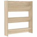 Vidaxl Wandschuhschrank 80x18x90 cm Eigenschaften Holz Sonoma Eiche Farbe