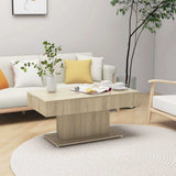 Vidaxl salontafel 96x50x45 cm bewerkt hout sonoma eikenkleurig