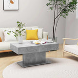 Vidaxl salontafel 96x50x45 cm bewerkt hout betongrijs