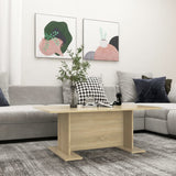 Vidaxl salontafel 103,5x60x40 cm bewerkt hout sonoma eikenkleurig