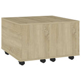 Vidaxl salontafel 60x60x38 cm bewerkt hout sonoma eikenkleurig