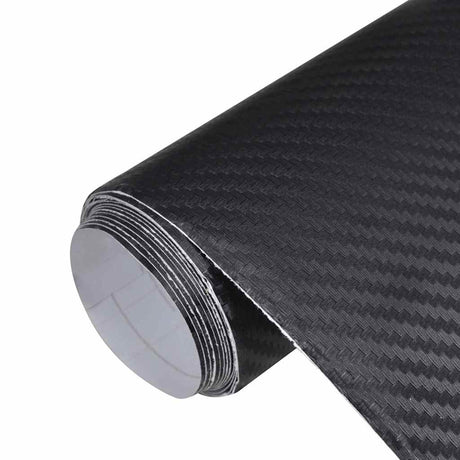 Vidaxx 2 Stück Autofolie 3D 100x150 cm + 50x150 cm schwarz