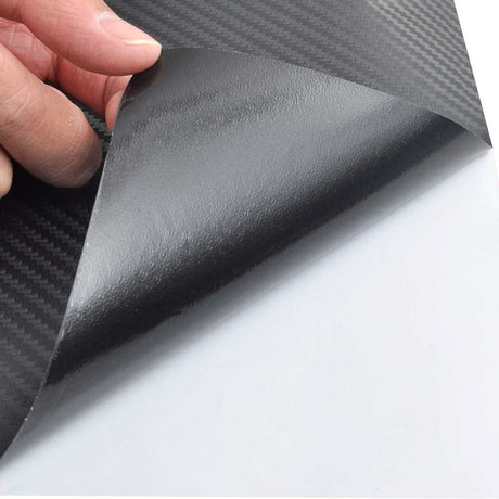 Vidaxx 2 Stück Autofolie 3D 100x150 cm + 50x150 cm schwarz