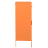 Vidaxl opbergkast 80x35x101,5 cm staal oranje