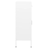 Vidaxl opbergkast 80x35x101,5 cm staal wit