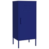 Vidaxl opbergkast 42,5x35x101,5 cm staal marineblauw