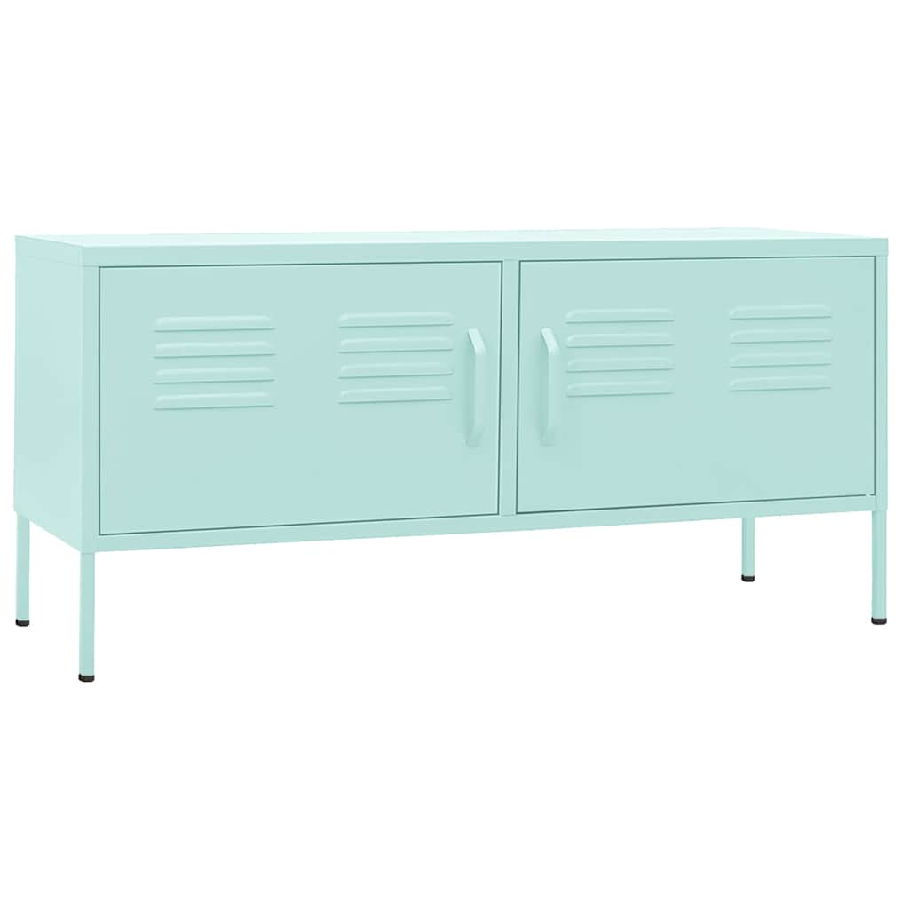 Vidaxl tv-meubel 105x35x50 cm staal mintkleurig