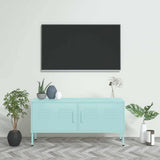 Vidaxl tv-meubel 105x35x50 cm staal mintkleurig