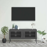 Vidaxl tv-meubel 105x35x50 cm staal antracietkleurig