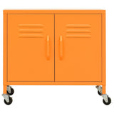 Vidaxl opbergkast 60x35x56 cm staal oranje