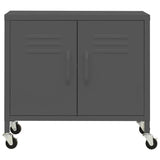 Vidaxl opbergkast 60x35x56 cm staal antracietkleurig