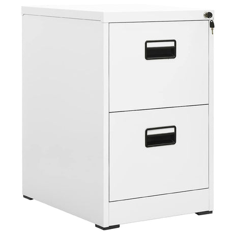 Vidaxl archiefkast 46x62x72,5 cm staal wit