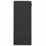 Vidaxl kantoorkast 90x40x102 cm staal antracietkleurig