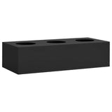 Vidaxl office flower box 90x40x23 cm steel anthracite -colored