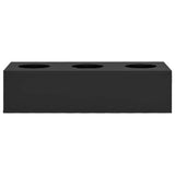 Vidaxl office flower box 90x40x23 cm steel anthracite -colored