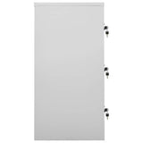 Vidaxl lockerkast 90x45x92,5 cm staal lichtgrijs en groen
