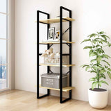 Vidaxl boekenkast met 4 schappen 60x30x140 cm massief grenenhout