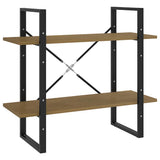 Vidaxl boekenkast met 2 schappen 80x30x70 cm massief grenenhout