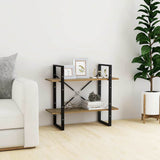 Vidaxl boekenkast met 2 schappen 80x30x70 cm massief grenenhout