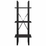 Vidaxl boekenkast met 3 schappen 40x30x105 cm bewerkt hout grijs