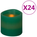 Vidaxl Candele da 24 St LED caldo bianco