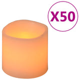 Vidaxl Candele 50 ST LED CALDO BIANCO