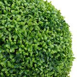 Vidaxl kënschtlech Planz mat Pot Buxus Bulp Formulaire 71 cm Green